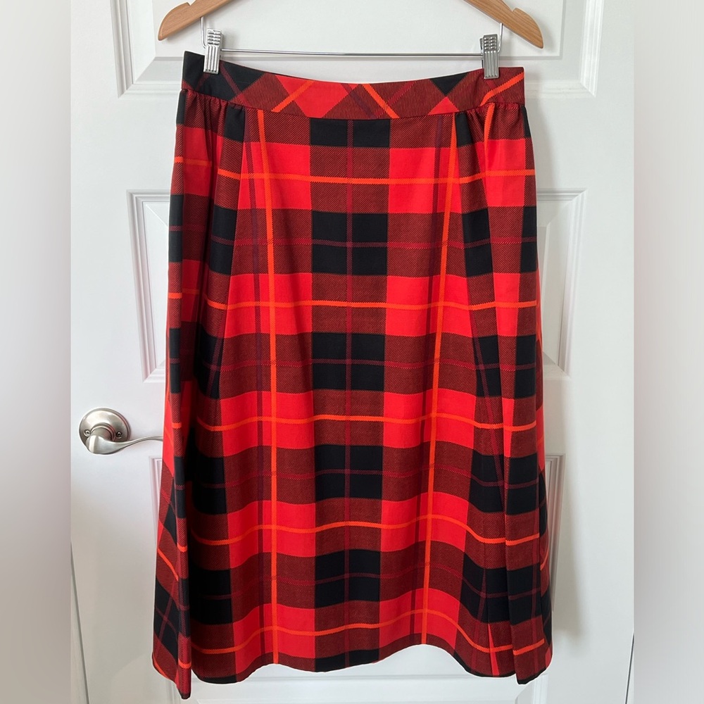 NWT KATE SPADE ♠️ Plaid Skirt SZ 12